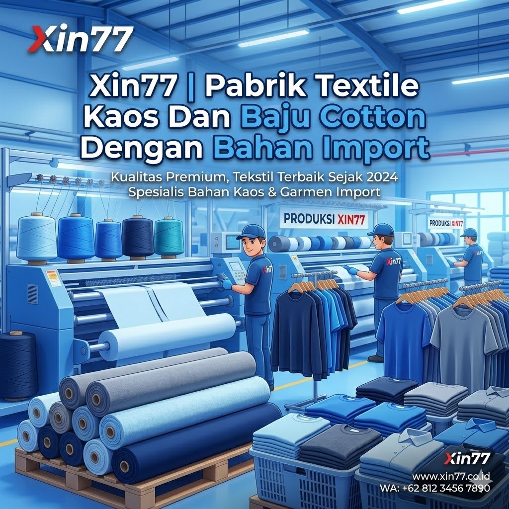 Xin77 | Pabrik Textile Kaos Dan Baju Cotton Dengan Bahan Import